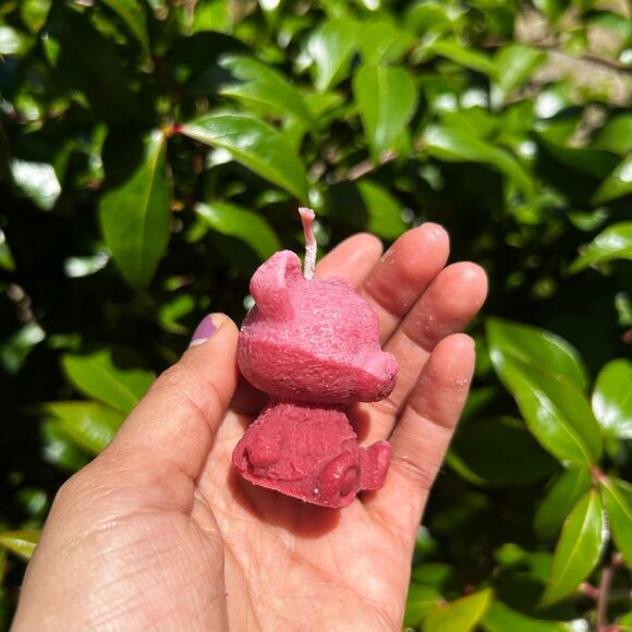 Handmade Bear candle - Picture 4 of 6